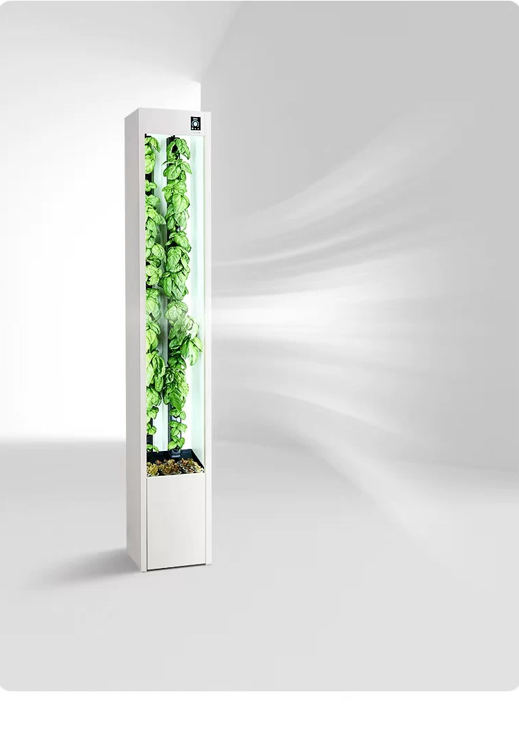 Air circulation flowing through the Cubictree tower